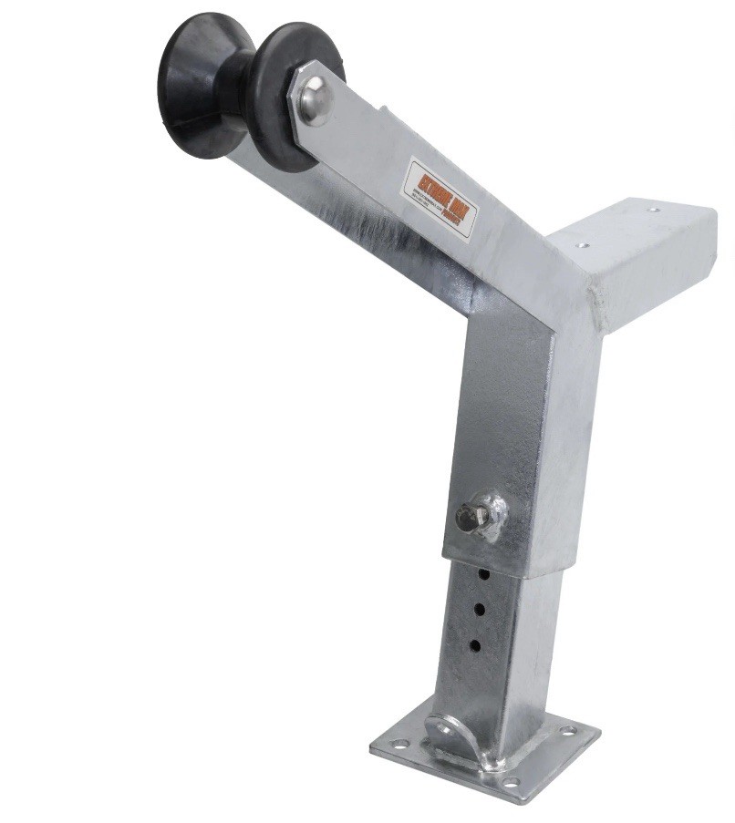 Heavy Duty Adjustable Galvanized Winch Post And Bow Roller