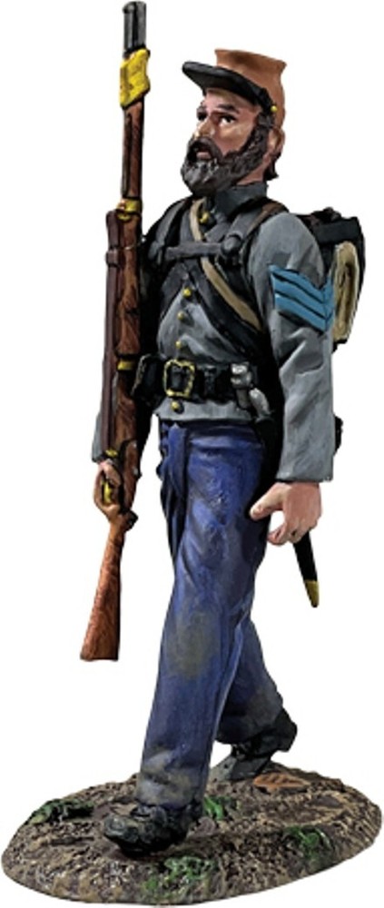 BRITAINS CIVIL WAR CONFEDERATE 31445 CONFEDERATE INFANTRY SERGEANT MARCHING NO.1