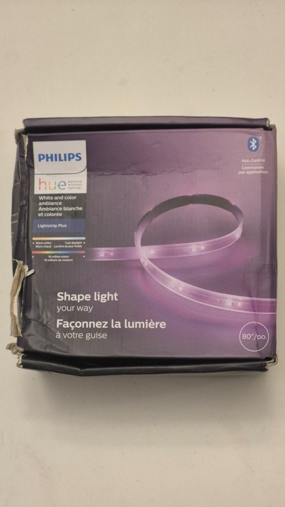 Philips Hue Lightstrip Plus 2 m Bluetooth Zigbee Smart LED Strip Kit 55531