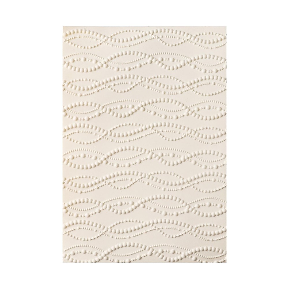 Embossing Folder 3D Abstract Art Geometric Wave Plastic Texture for Card Making