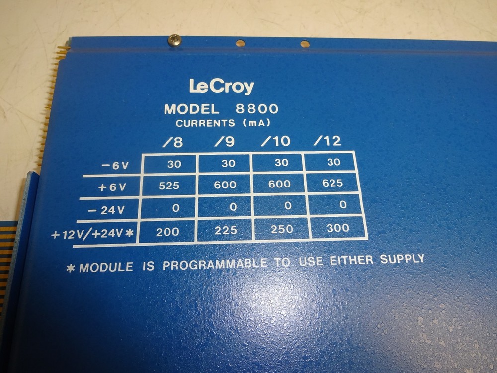 LECROY 8800/10 MEMORY MODULE