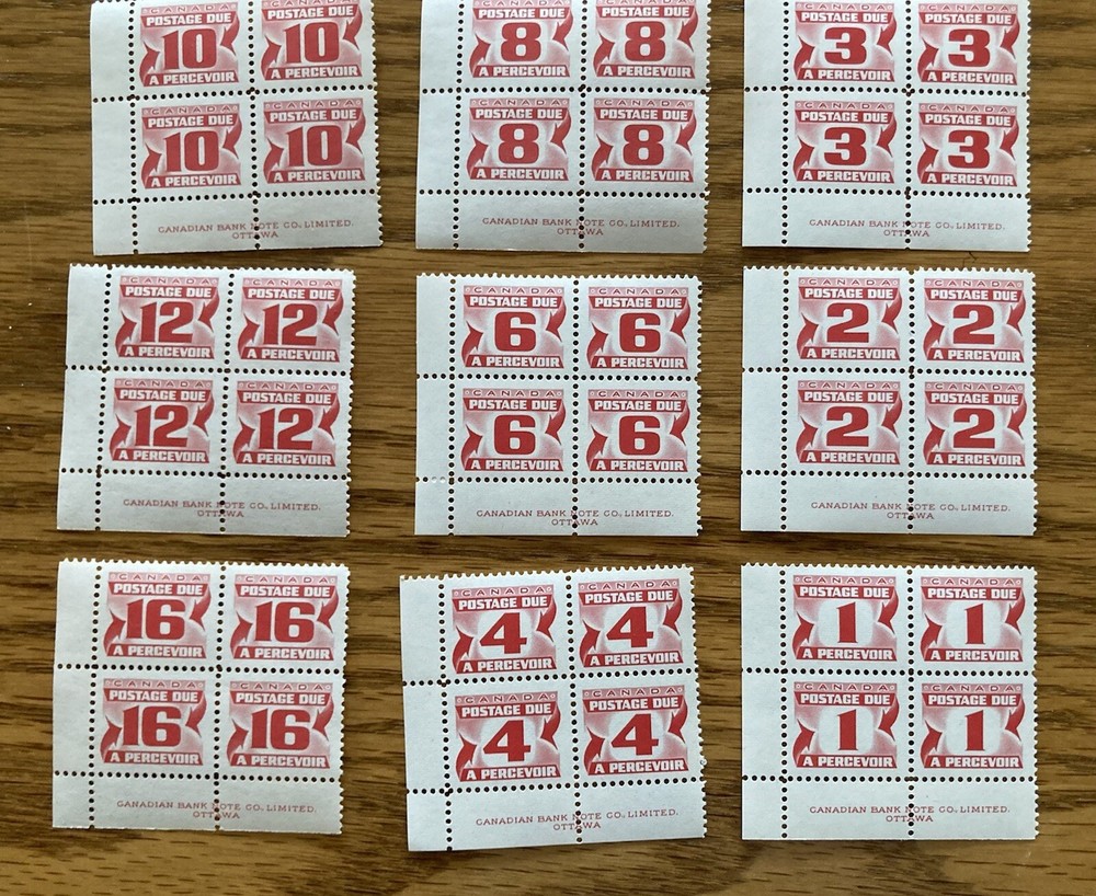 Canadian Stamps-Misc. Postage Due-unhinged