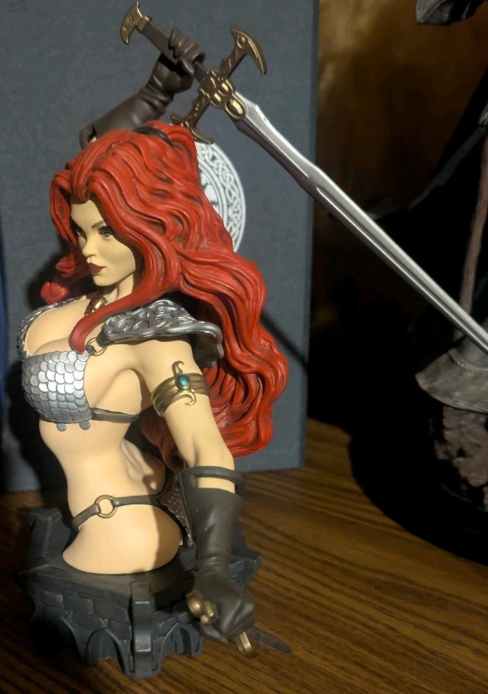 Dynamite Red Sonja Bust by Arthur Adams Standard Color Version