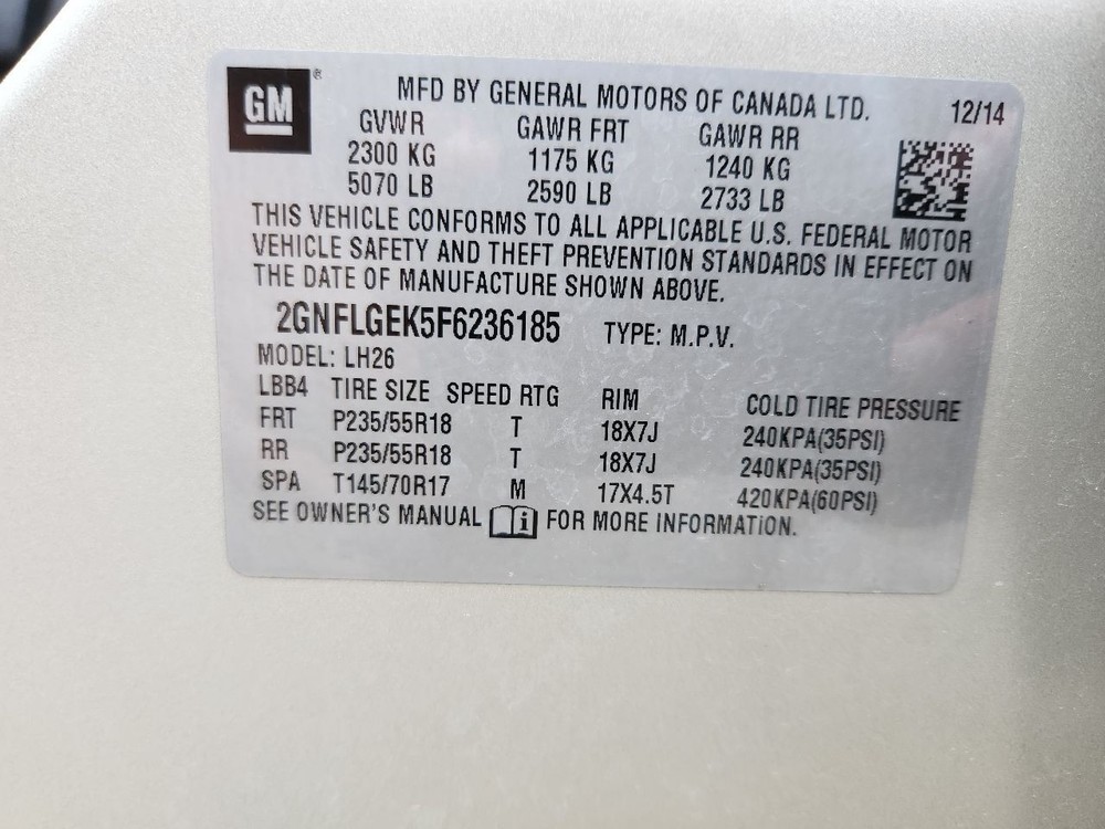 2010-2017 GMC Terrain Dash Mounted Lower 7" Display Screen