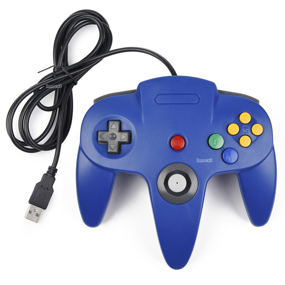 Wired USB Classic N64 Controller Gamepad for Window PC MAC Linux Raspberry Pi 3