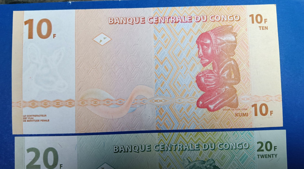 Congo 10 50 20 10 Centime UNC 2003 and 2007