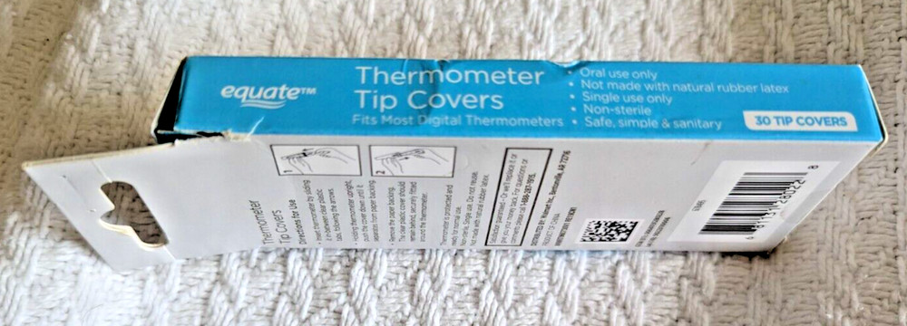 Equate Thermometer Tip Covers 30 Count (New)