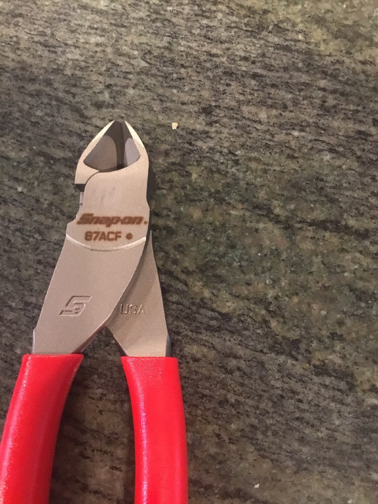 Snap On 87acf vector edge diagonal cutter red