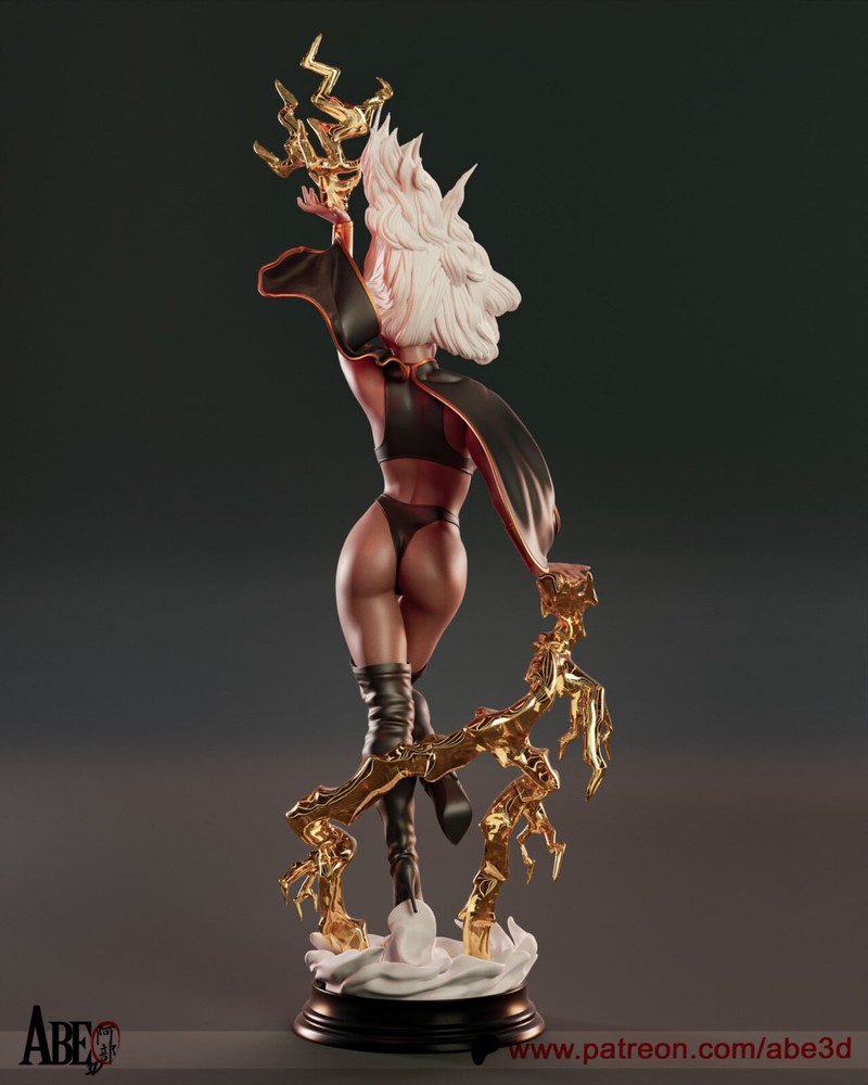 Storm Statue 3D Print Unpainted/Unassembled