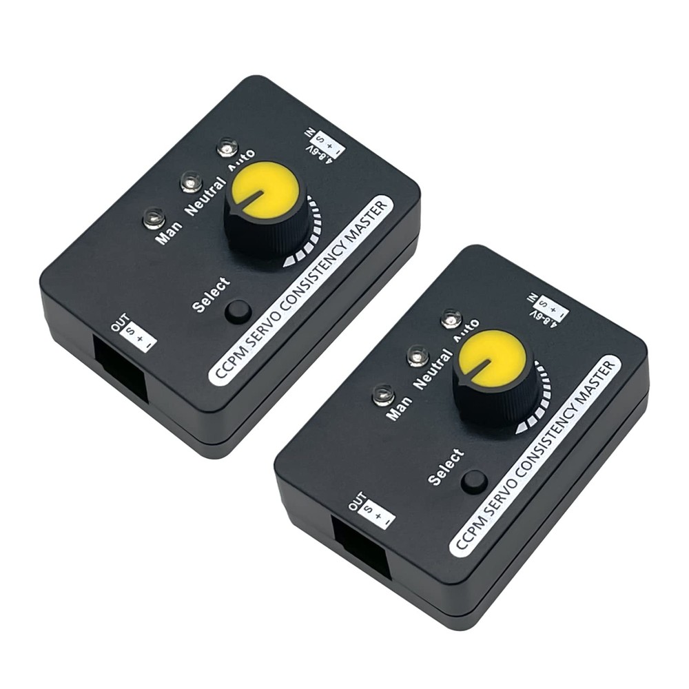 2Pack RC Servo Tester Centering Tool ESC Motor Checker Built in BEC 3CH High ...