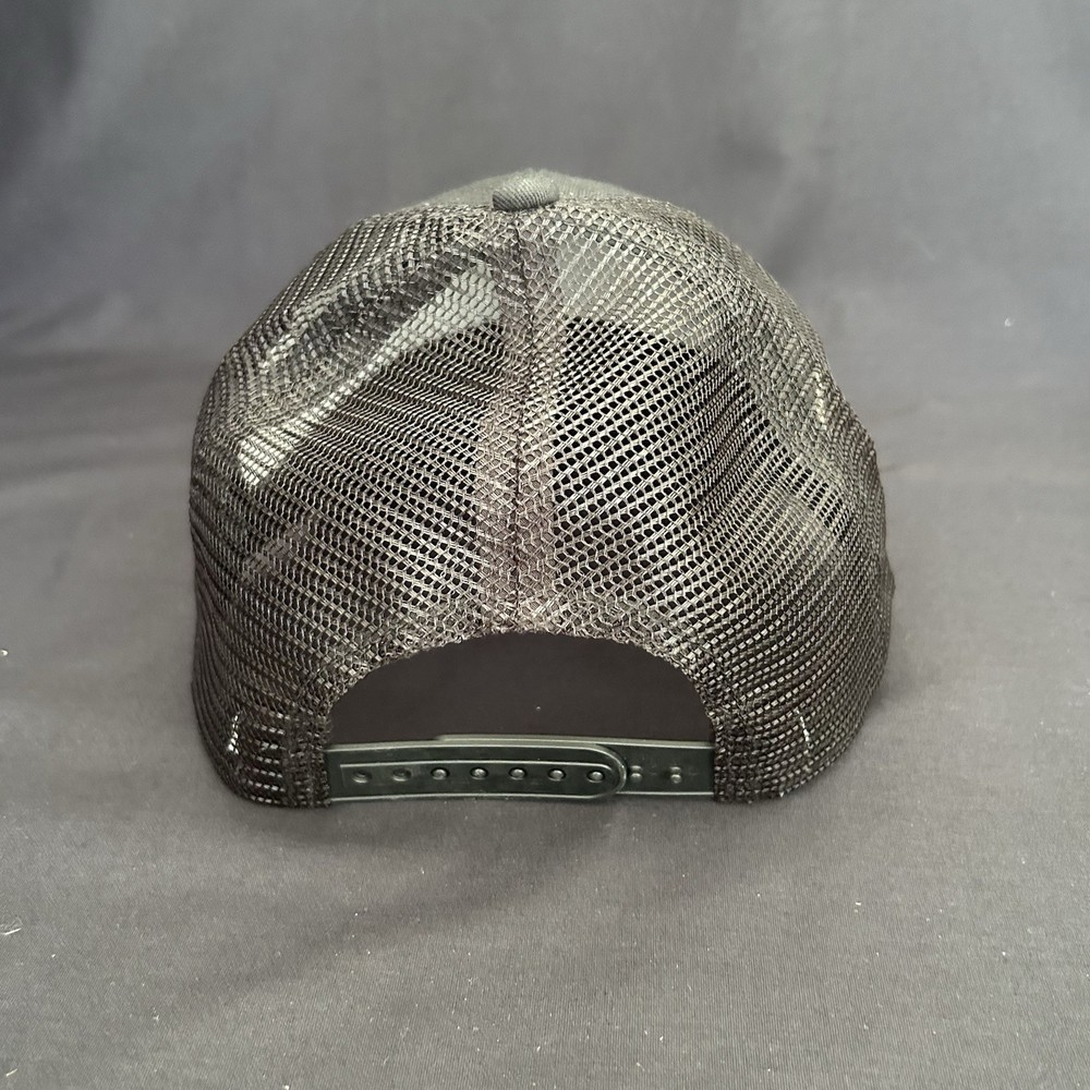 RITON Optics Patch Hat Cap - OSFM Black With Grey Patch Adjustable Snapback