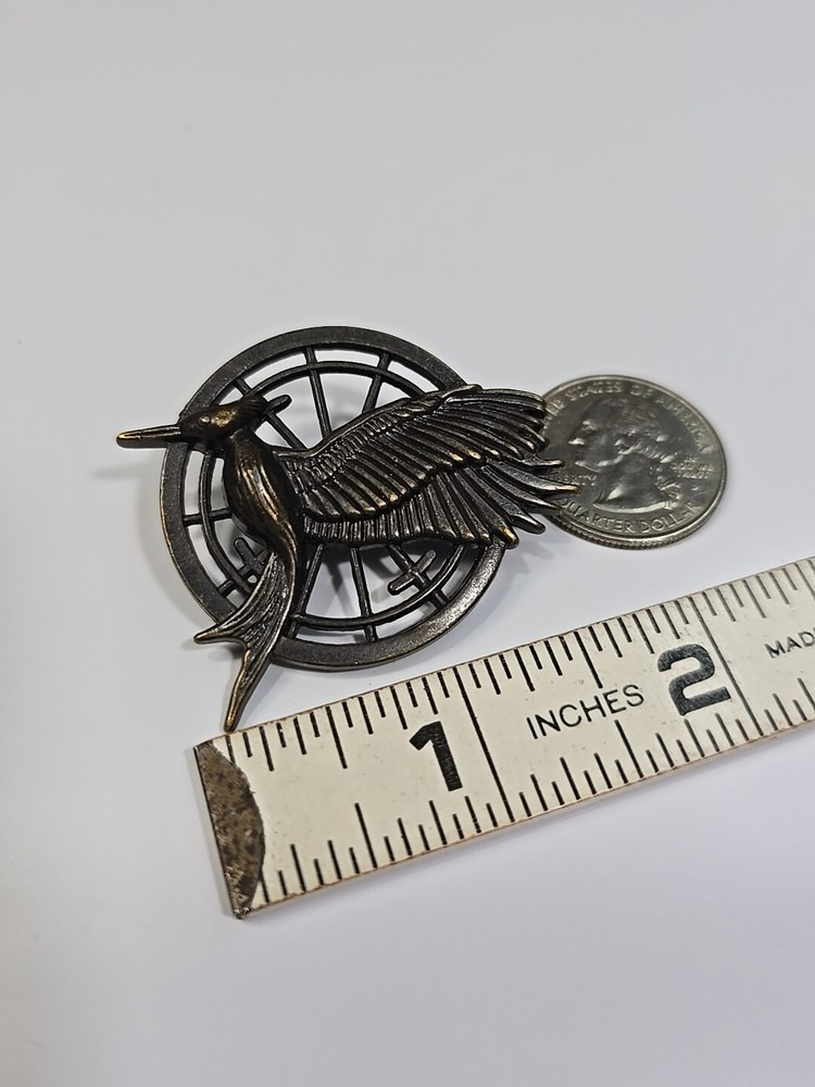 Hunger Games Mockingjay Bird Logo Lapel Pin *