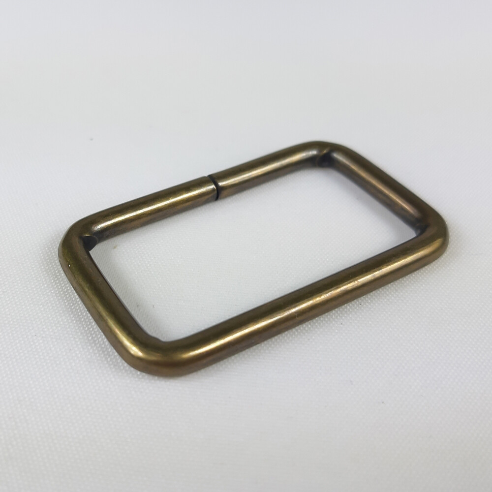 20PCS Gold Rectangular Ring Belt Bag Accessories - FB03-20PC GOLD