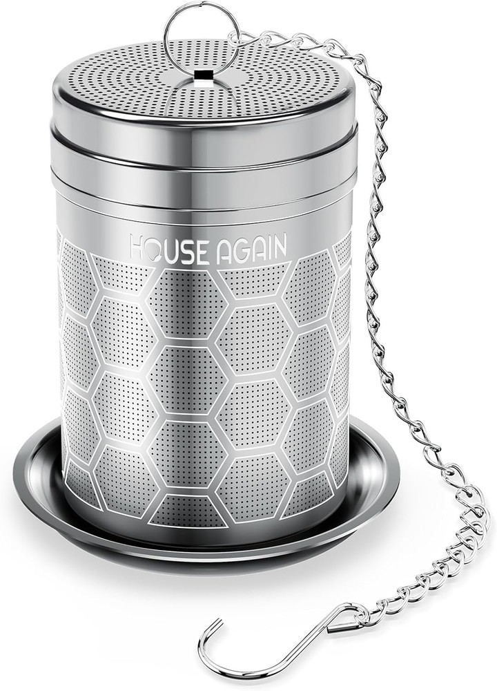 House Again Tea Infusers, Extra Fine Mesh Tea Strainers for Loose Tea, Updated S