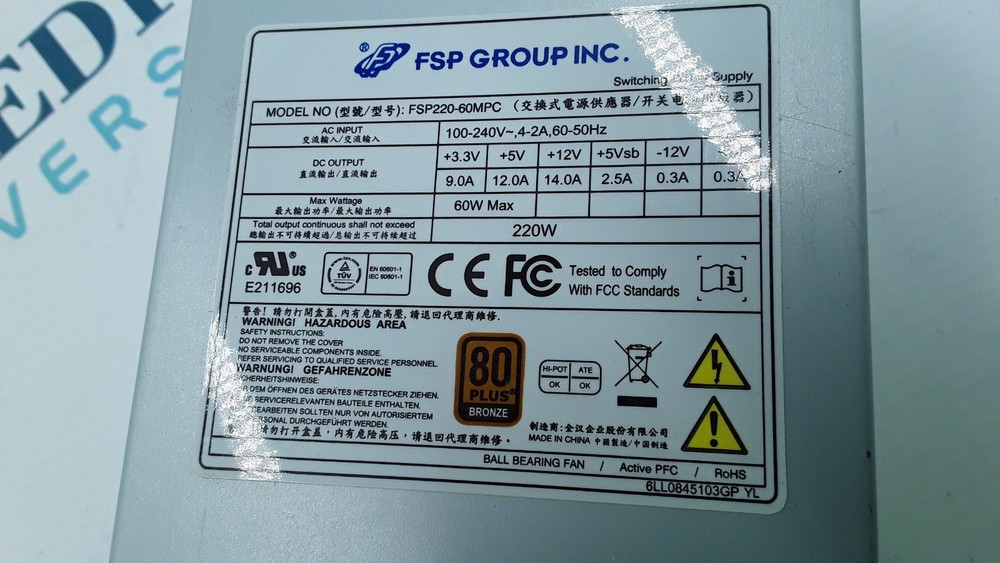 FSP Group Power Switch Model FSP220-60MPC