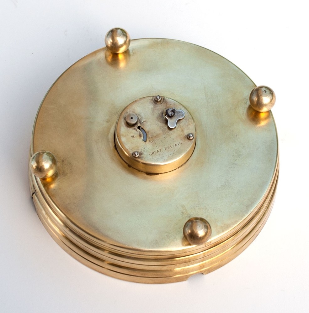 SWANK BRASS VINTAGE CLOCK