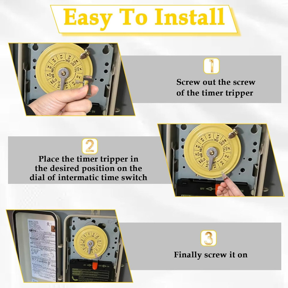 Time Switch Trippers Replacement Kit Compatible with Intermatic 156T1978A Used f