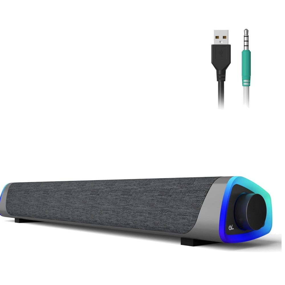 USB Powered Computer Speakers with Switch/