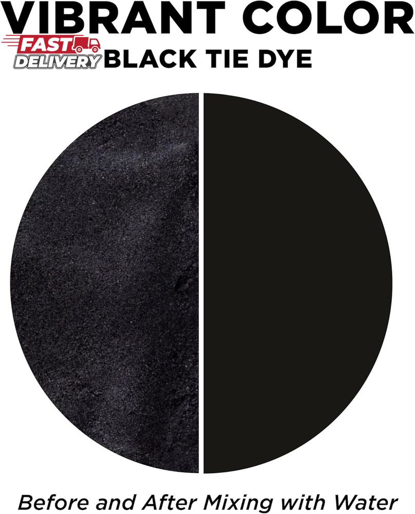 Tulip One-Step Tie-Dye Kit Dye Refill Packs, Black