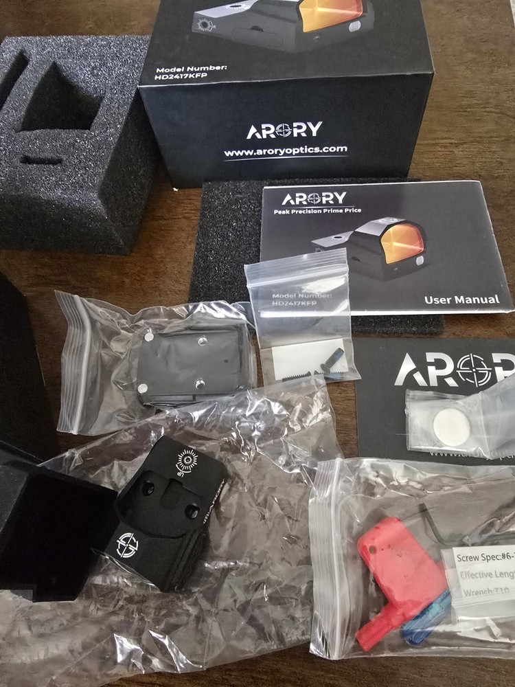 ARORY Red Dot Sight - Shake Awake Micro Reflex Sight - HD2417KFP