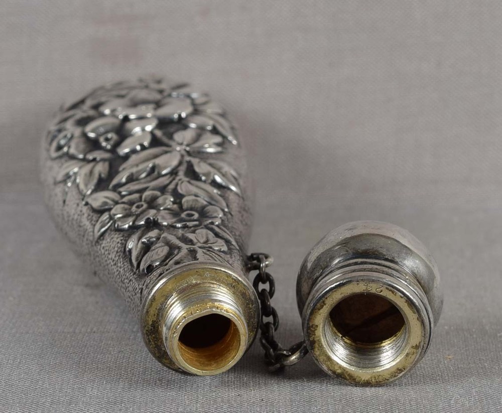 Victorian sterling silver PERFUME BOTTLE