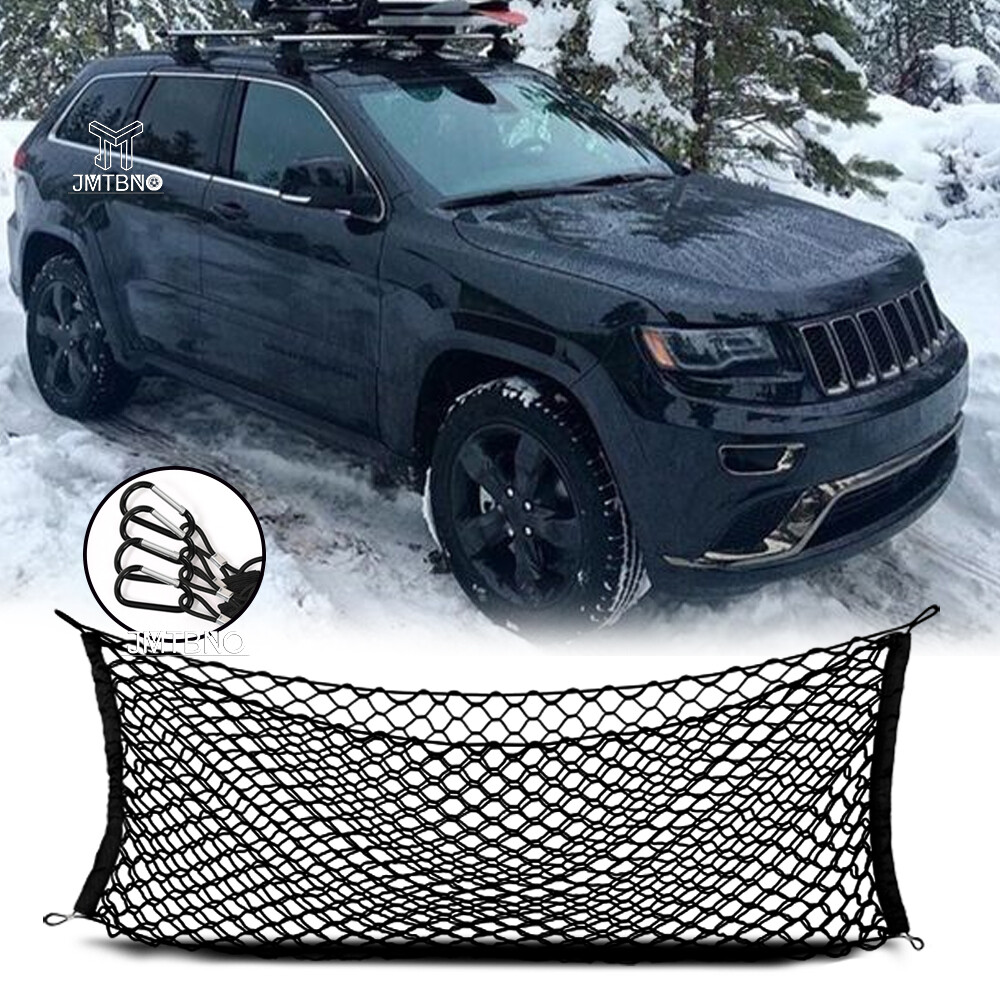 Elastic Rear Trunk Bed Pickup Envelope Style Cargo Net For Jeep Compass Pickup