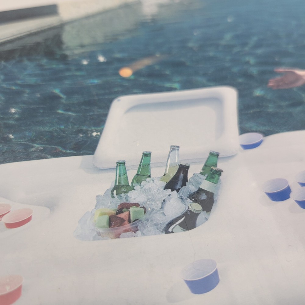 Pool Party Floating Beer Pong Cooler