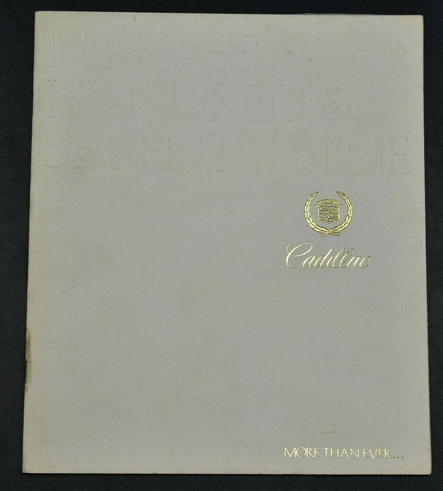 1979 CADILLAC SALES BROCHURE