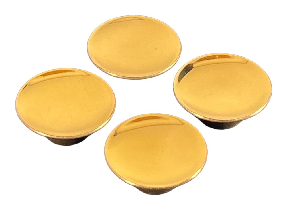 Vintage MCM Hardware Set Of Four Gold Toned Knobs Pulls