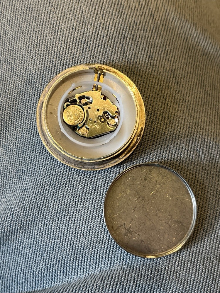 Silver Mounted Kitney And Co Quartz Clock