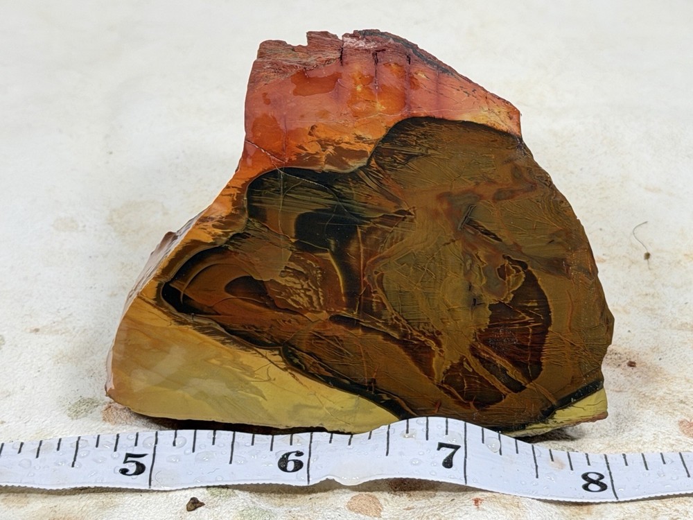 Carrasite Jasper Heel, Lot#340