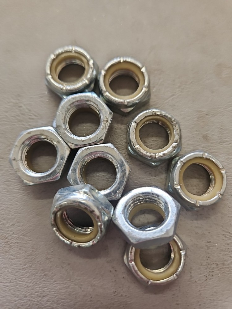 1/2-20 Nylon Insert Lock Nut Thin / Jam / Half thick (10)
