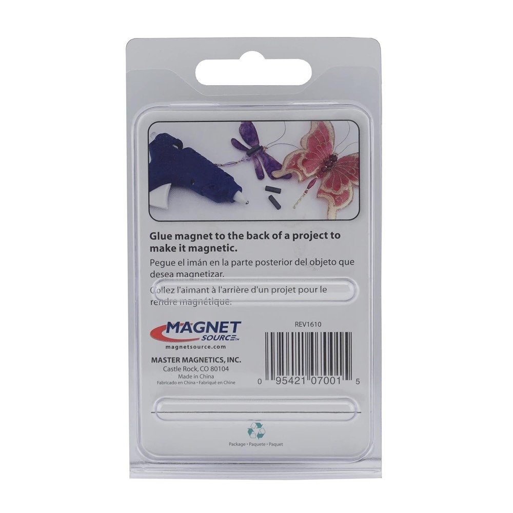 8 Count Ceramic Block Magnets – Rectangular Heavy Duty Magnets for Home & Office