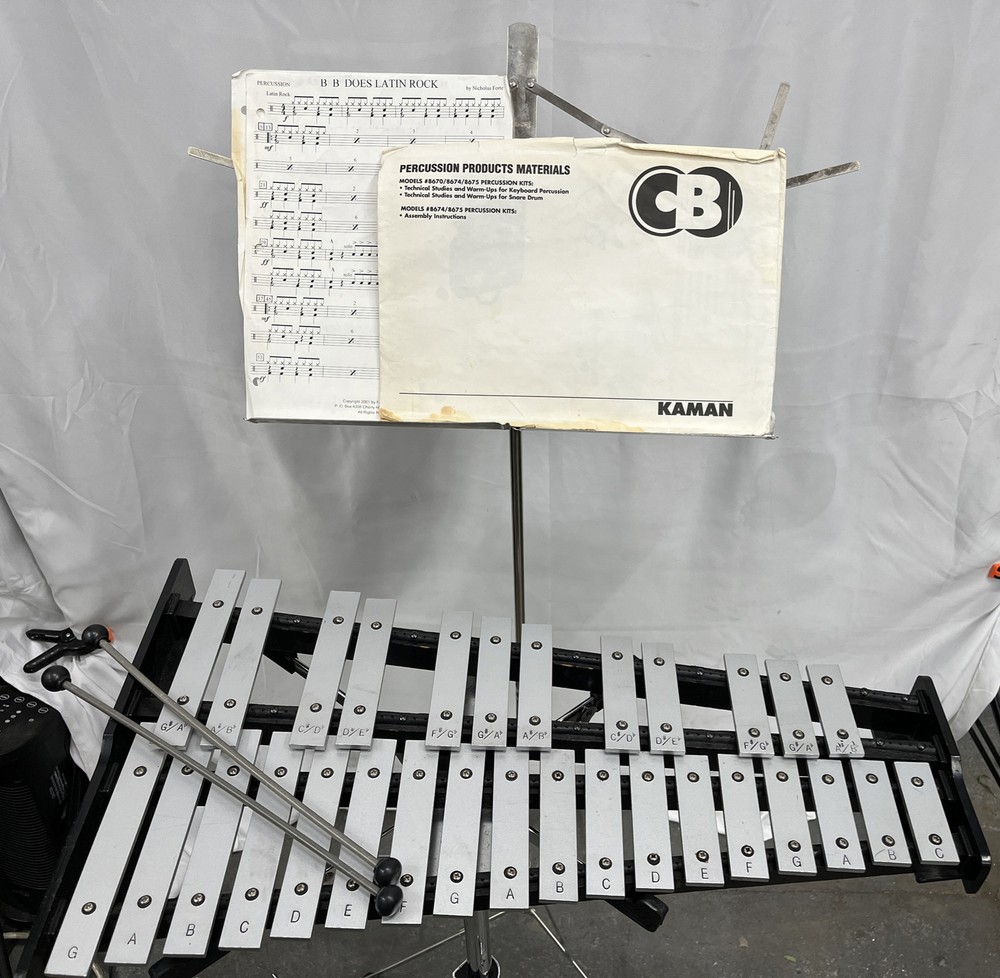 CB Percussion Xylophone with Case, Stands, & Sticks