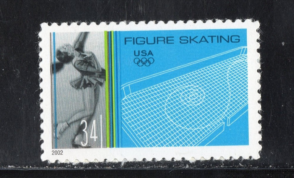 3555 * FIGURE SKATING * OLYMPICS * U.S. Postage Stamp  MNH