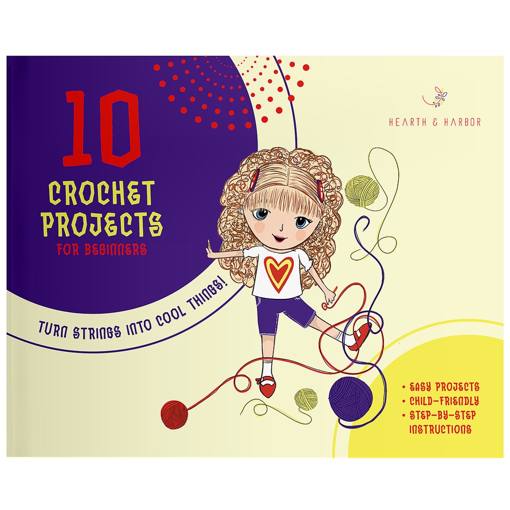 80 Pc Crochet Kit for Beginners- Crochet Yarn,Crochet Hook & Croceht Pattern