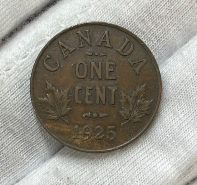 1925 Canada Small Cent Key Date Coin Great Condition
