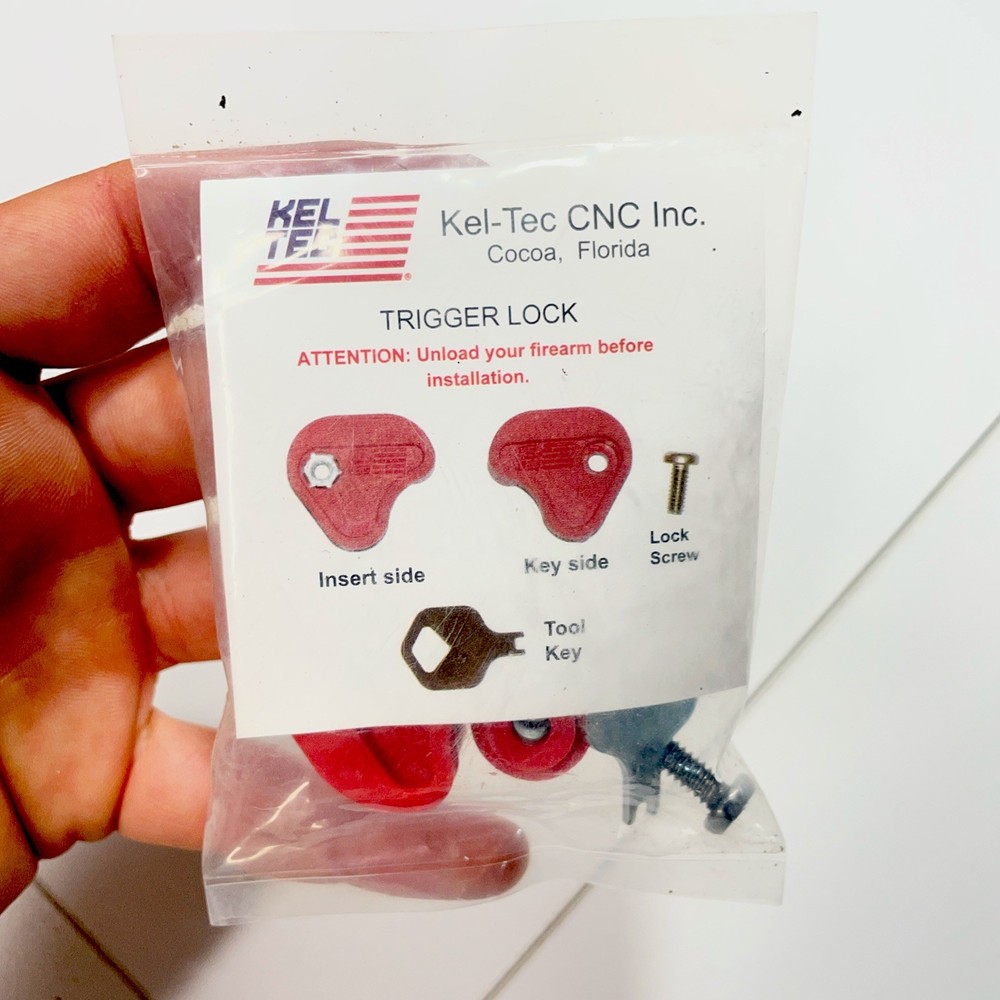 Kel Tec Red Trigger Lock Sealed In Bag New