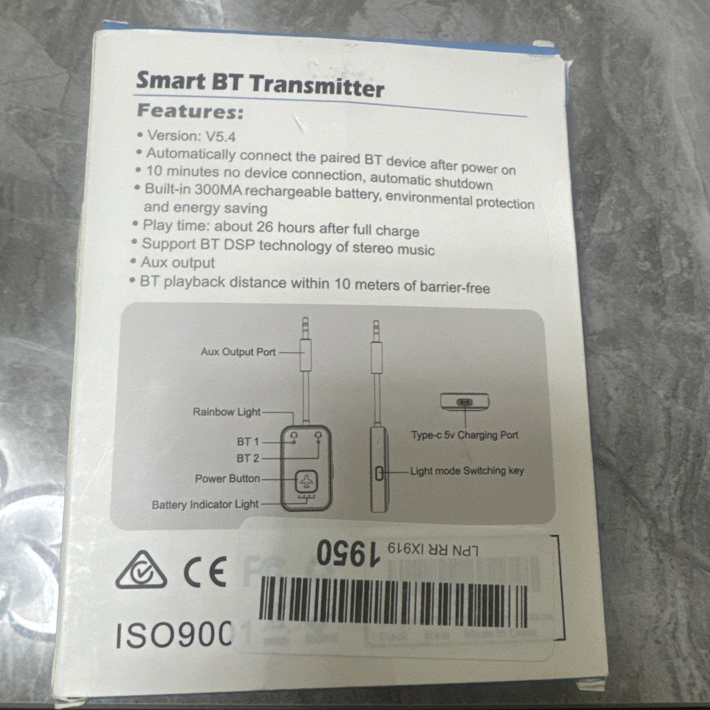 Wireless Audio Smart BT Transmitter