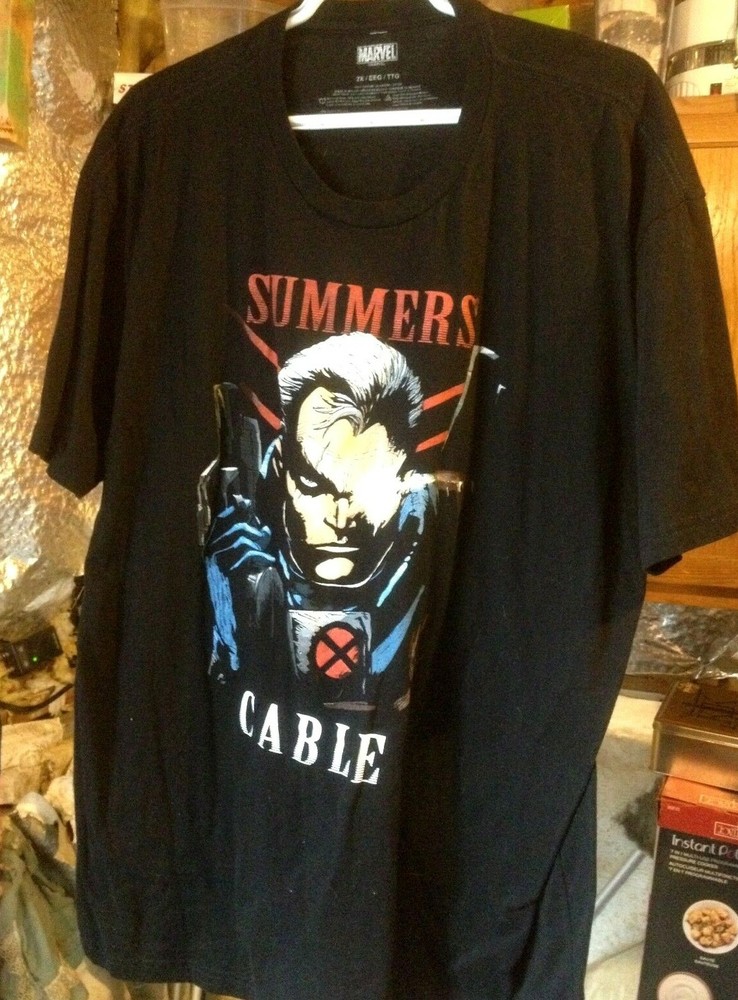 'Cable'  X-Men  Marvel T-SHirt -  2x Size XL -  Never Worn
