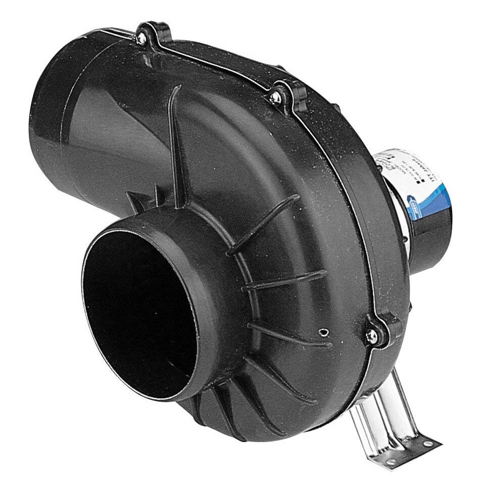 Jabsco 35440-0000 Marine Flexmount 4" Blower 12V DC 250 CFM 12A Boat Bilge