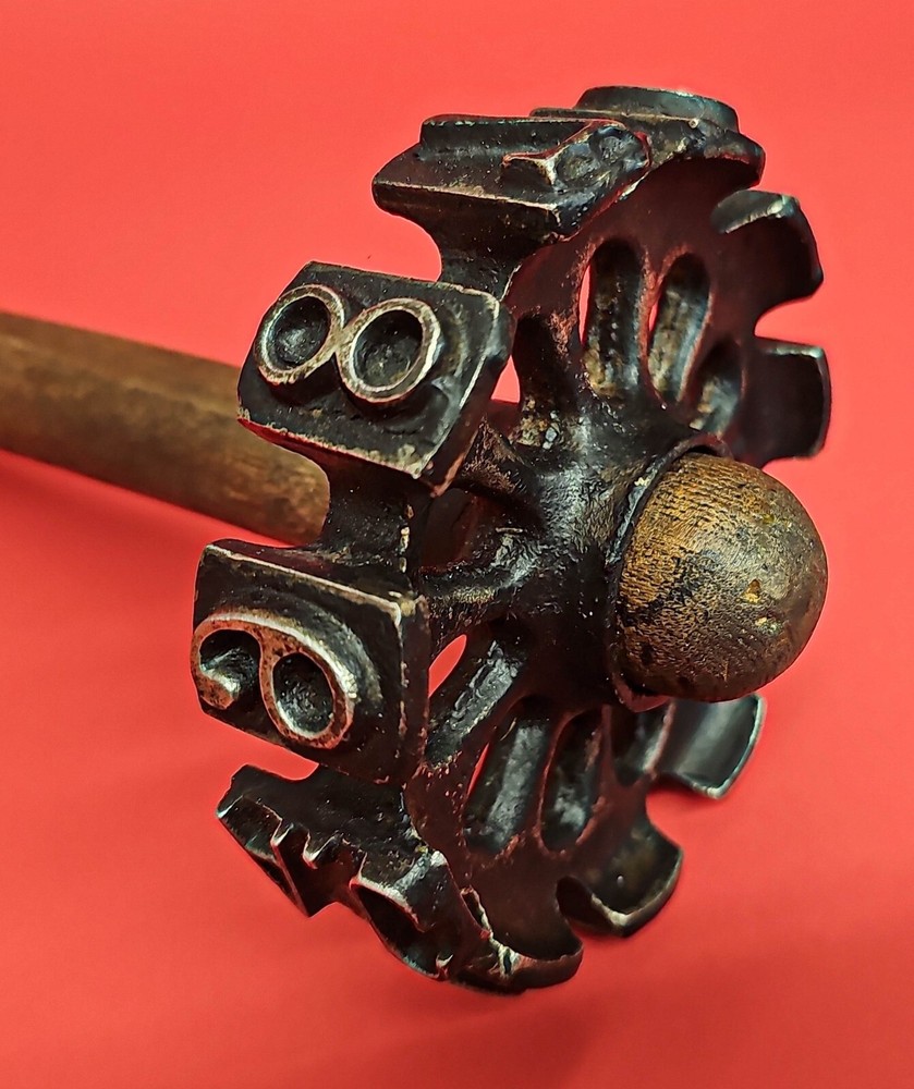 Antic Wood Log Marking Tool Hammer