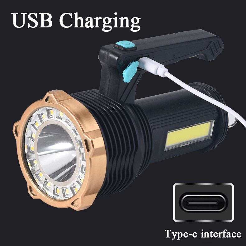 Super Bright 990000LM Torch LED Flashlight USB Rechargeable Handheld Work Light