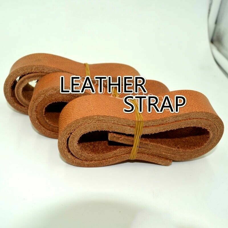 First Layer Cowhide Leather Flat Cord Genuine Real DIY Strap Rope String Crafts