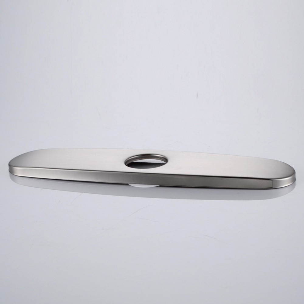 Sink Hole Cover Stainless Steel Tap Hole Panel Brushed Kitchen Accessory