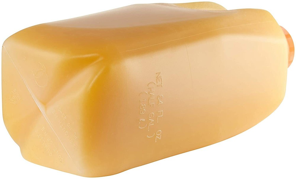 [ 5 Pack ] Empty Plastic Juice Bottles with Tamper Evident Caps 64 Oz.