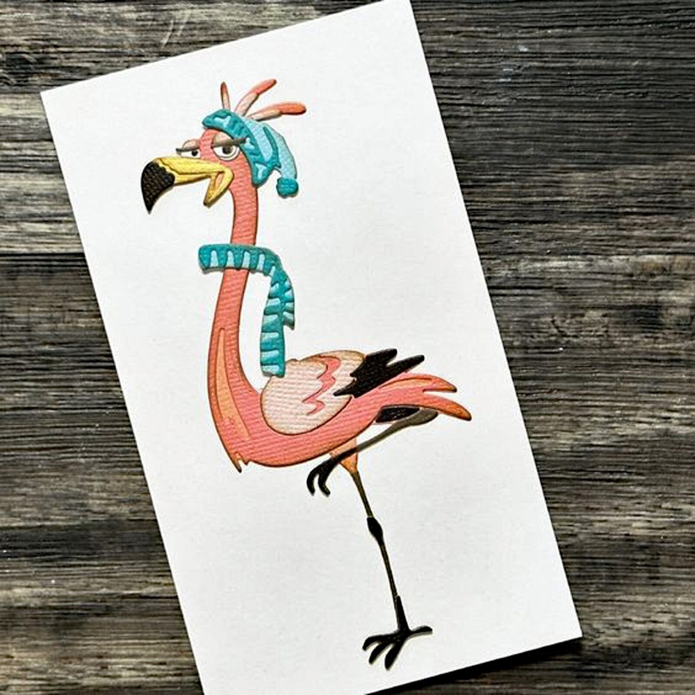 Sizzix Thinlits 9pc set - Gladys Colorize #665851 Retail $24.99 design Tim Holtz