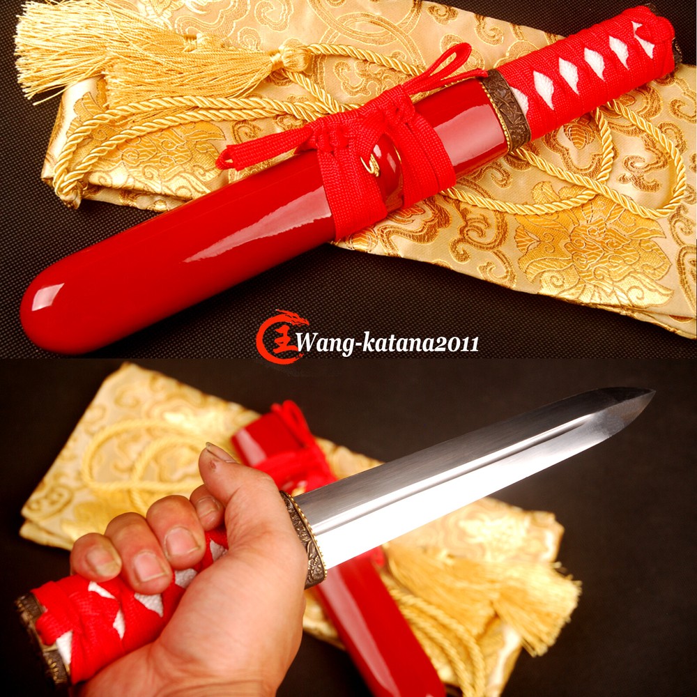 40CM Self-Defense Sharp Small Knife Handmade Japanese Samurai Short Sword Tanto