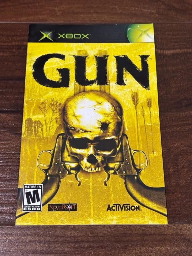 Gun XBOX Instruction Manual Only