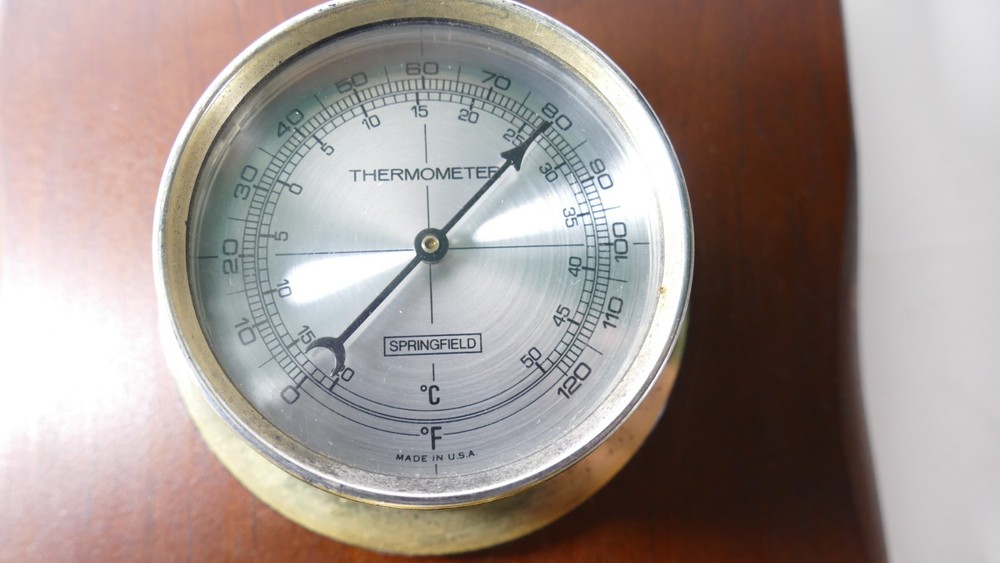 Springfield Weather Station Thermometer, Barometer,Humidity Vertical Wall Mount